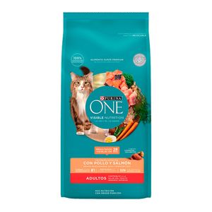 Alimento Gato Adulto Pollo Y Salmón One