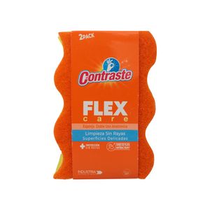 Esponja Anatómica Flex Naranja El Contraste