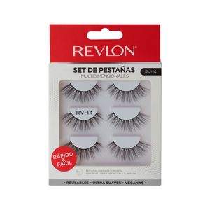 Set Pestañas Multidimensionales RV-14 Revlon