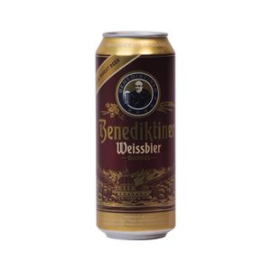 Benediktiner Weissbier Dunkel Lata