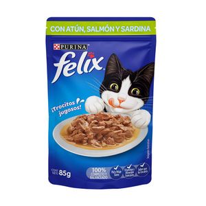 Alimento Gato Atún Salmón Sardina Felix