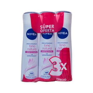 Desodorante Dama Aclarado Natural Nivea Aerosol 2 Pack