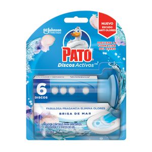 Desinfectante Baño Aplicador + Discos Brisas Mar Pato