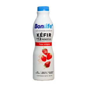 Yogurt Kéfir Fresa Colágeno Bonlife