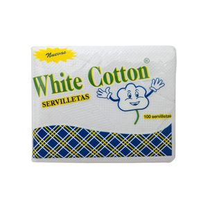 Servilleta Cuadrada White Cotton