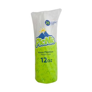 Vaso Plástico 12oz. Pic Nic