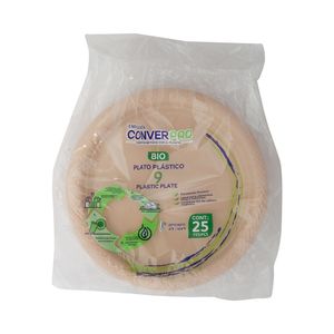 Plato Desechable Biodegradable No.9 Converpro