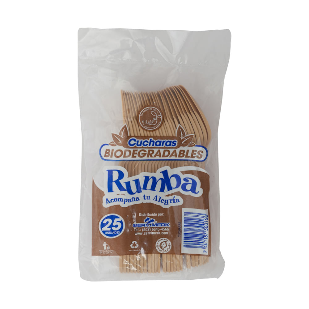 La Torre Cuchara Plástica Biodegradable Rumba