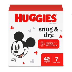 Pañal Desechable Talla XXXXG/7 Snug&Dry Huggies
