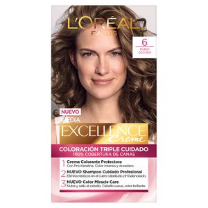 Tinte Dama Rubio Oscuro No. 6 Loreal Excellence