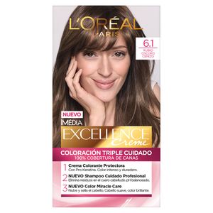 Tinte Dama Rubio Oscuro Cenizo 6.1 Loreal Excellence