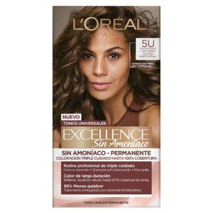 Tinte Dama Castaño Claro Universal No.5U Loreal Excellence