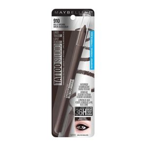 Delineador Bold Brown 910 Tattoo Studio Maybelline