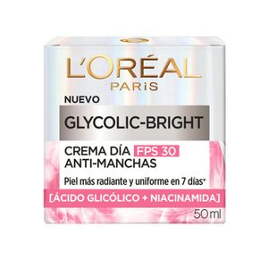 Crema Facial Dia FPS 30 Glyco Bringht Antimanchas Loreal