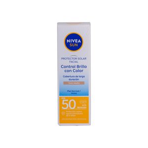 Protector Solar Facial Tono Medio FPS 50 Nivea