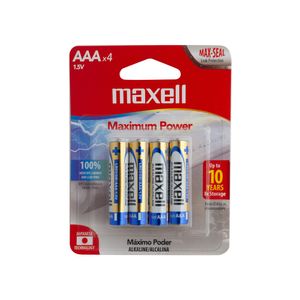 Batería Alcalina Maximun Power AAA Maxell