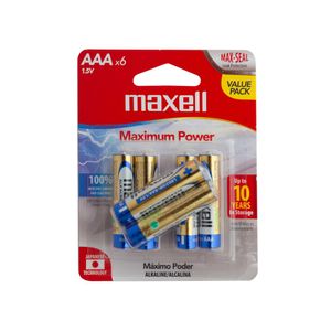 Batería Alcalina Maximun Power AAA Maxell