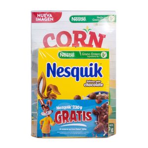 Cereal Corn Flakes Nestle 500gr. + Nesquik 230gr.