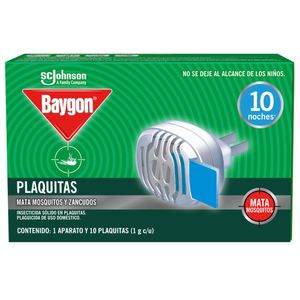 Insecticida Baygon Plaquitas + Aparato