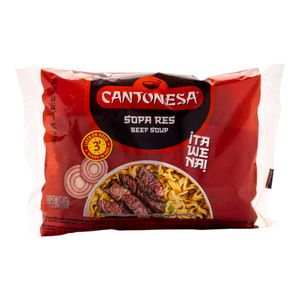 Sopa Instantánea Res Cantonesa Bolsa