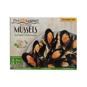 Mejillones In Butter Galic Sauce Pier 33 Gourmet