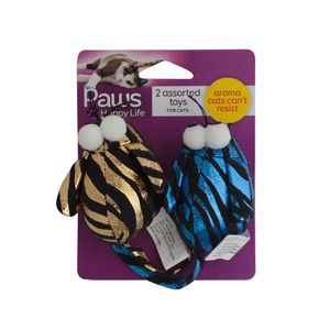 Juguete Para Gato Rubber Toy Paws Happy