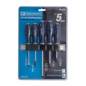 Set 5 Desarmadores Toolcraft