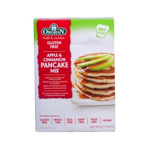 Premezcla Panqueques Manzana Canela Orgran