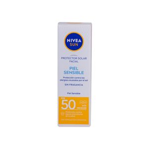 Bloqueador Crema Facial Piel Sensible Spf 50 Nivea