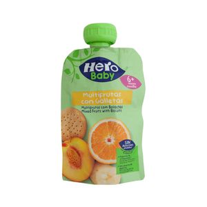 Compota Multifrutas Con Galletas Hero Baby Pouch