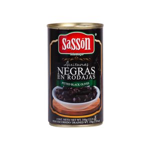 Aceitunas Negras Rodajas Sassón