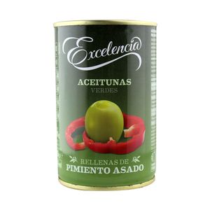 Aceitunas Verdes Rellenas Pimiento Excelencia Lata