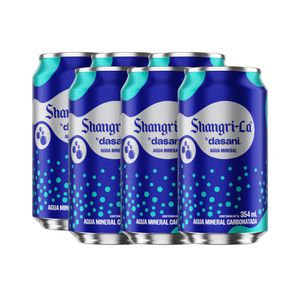 Agua Mineral Carbonatada Shangri-La By Dasani 6 Pack
