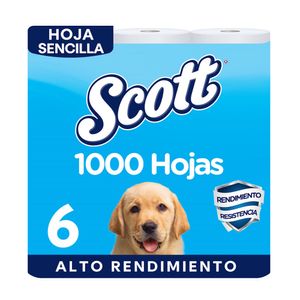 Papel Higiénico 1000 Hojas Scott