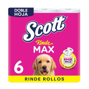 Papel Higiénico Doble Hoja Rindemax Scott