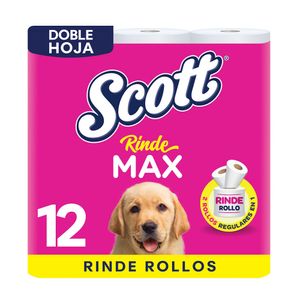 Papel Higiénico Doble Hoja Rindemax Scott