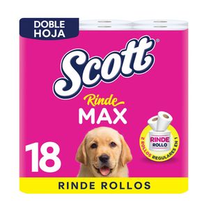 Papel Higiénico Doble Hoja Rindemax Scott