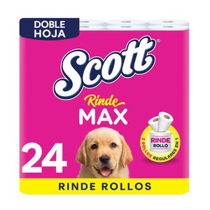 Papel Higiénico Doble Hoja Rindemax Scott