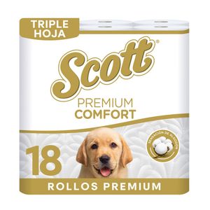 Papel Higiénico Triple Hoja Premium Comfort Scott