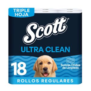 Papel Higiénico Triple Hoja Ultra Clean Scott