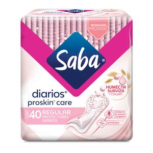 Protectores Diarios Pro Skin Care Regular Saba