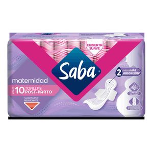 Toalla Femenina Post Parto Saba