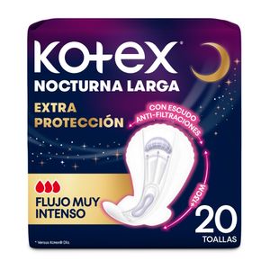 Toalla Femenina Nocturnas Extra Protección Kotex