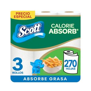 Mayordomo Doble Hoja Calorie Absob Scott 90hjs.