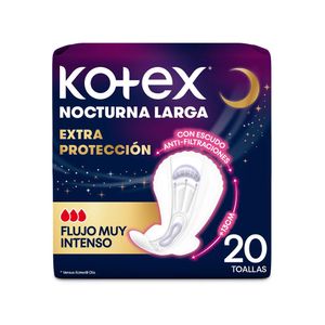 Toalla Femenina Nocturnas Extra Protección Kotex